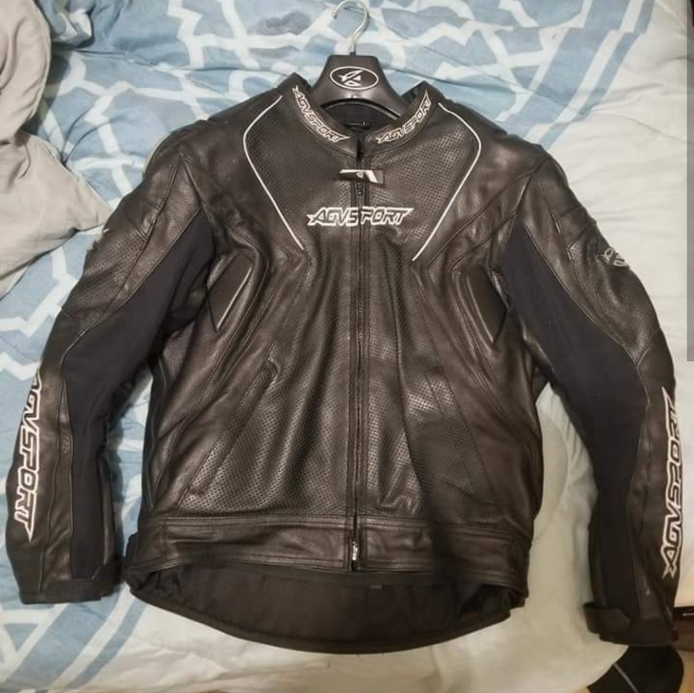 AGV sport leather jacket